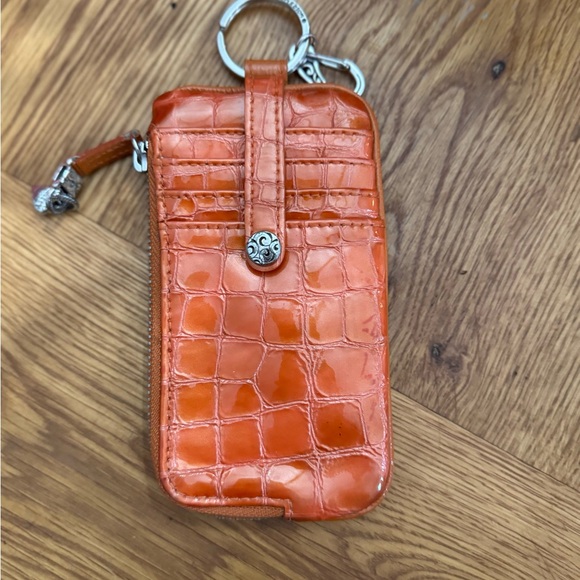 Brighton Orange Croc-Embossed Wallet - Picture 1 of 3